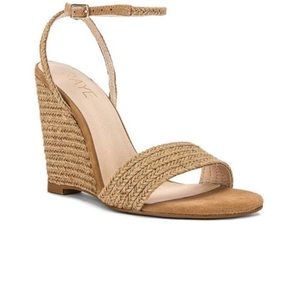 Raye Lagoon Jute Wedge Ankle Strap Sandal size 6